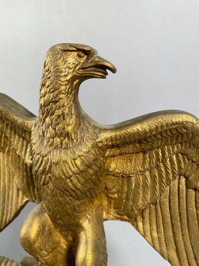 null Aigle de drapeau en bronze 57éme régiment