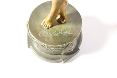 null Claire COLINET (1880-1950) Danseuse orientale - bronze

signé sur la base Cl.J.R....