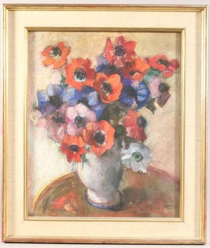 null KAEHRLING Suzanne Blanche (1902-1985)

Bouquet bleu et rouge

pastel

signé...