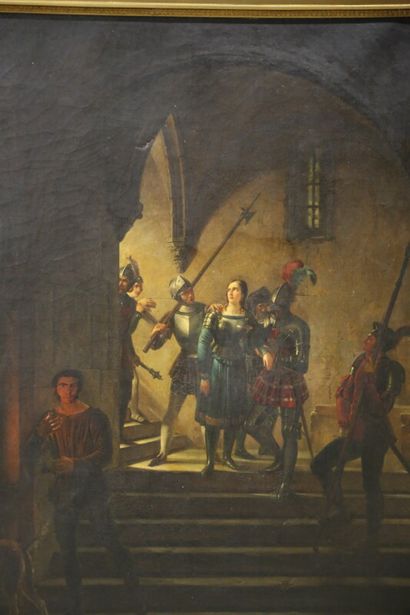 null JACQUAND Claude (1804-1878) attribuée à,

Jeanne d'Arc Emprisonnée - Huile sur...