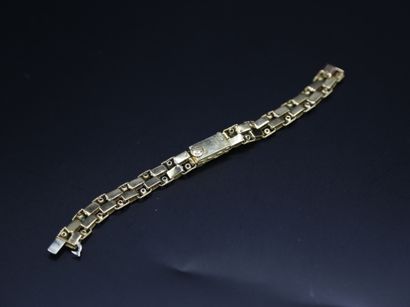 null PIAGET (Ref. 1001 F11, n° 139660) Montre bracelet de dame en or jaune 18k (750)...