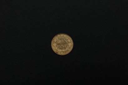 null Pièce de Dos Pesos 1945 en or - 1,65 g