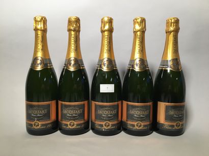 null 5 blles JACQUART - BLANC DE BLANC Champagne 1992 - Bon état