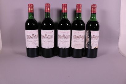 null 10 blles Ch. DUPLESSY Premières Côtes de Bordeaux 1983 haute épale, mi-épaule,...