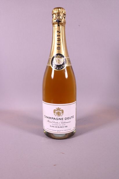 null 1 blle DEUTZ - BLANC DE BLANC Champagne 1985 bon état