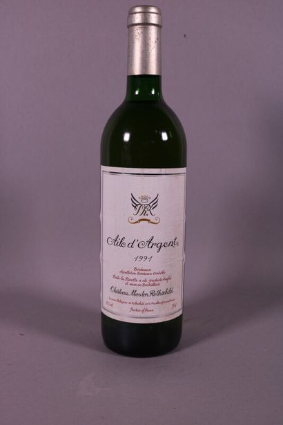 null 1 blle AILE D'ARGENT (blanc) Bordeaux 1991 - Bas goulot