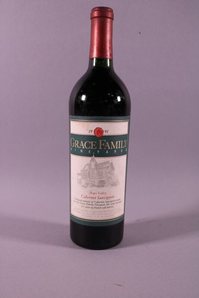 null 1 blle GRACE FAMILY Vineyards Napa Valley Cabernet Sauvignon 1991 bas goulo...