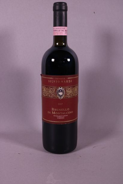 null 1 blle BRUNELLO DI MONTALCINO - SILVIO NARDI Vin Italien 1997 bon niveau