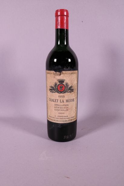 null 1 blle Ch. CHALET LA MOTHE Bordeaux 1955 mi-épaule