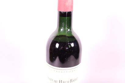 null 1 blle Ch. HAUT-BAILLY Graves 1955 basse épaule, étiquette abîmée