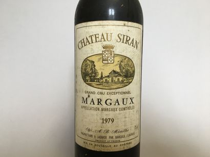 null 1 blle Ch. SIRAN Margaux 1979 - Bas goulot