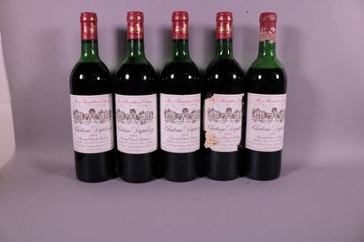 null 10 blles Ch. DUPLESSY Premières Côtes de Bordeaux 1983 haute épale, mi-épaule,...
