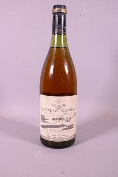 null 1 blle MAS DAUMAS GASSAC (blanc) Vin de l'Hérault 1989 bon niveau