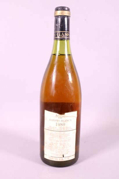 null 1 blle MAS DAUMAS GASSAC (blanc) Vin de l'Hérault 1989 bon niveau