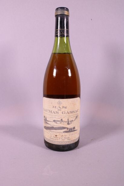 null 1 blle MAS DAUMAS GASSAC (blanc) Vin de l'Hérault 1988 bas goulot