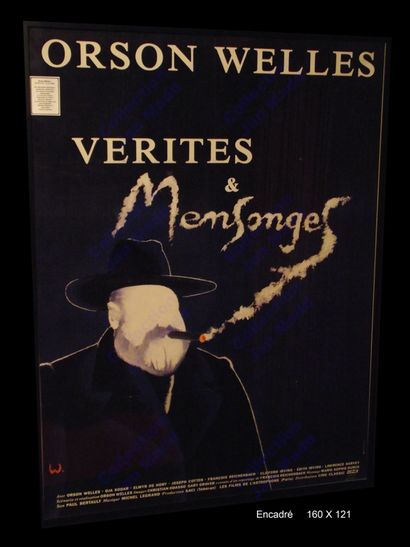 null Affiche du film Vérité et Mensonges : Film documentaire de 1973 . Orson Welles,...