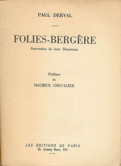 null Histoire du Music-Hall : par Serge (Maurice Féaudièrre.)  Editions de Paris-232...