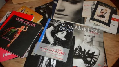 null Lot de 15 livres thèmes érotiques liés aux arts de la scène dont :

Marlène(photos...