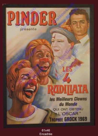 null Affiche du cirque Pinder : « Les 4 Rudillata »

Cirque Pinder anglais à l'origine,...