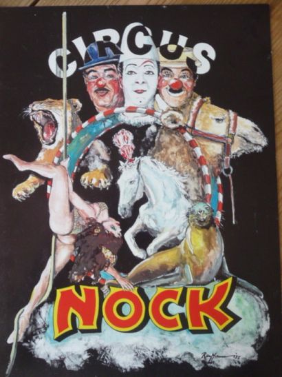 null Lot de 20 affiches`

cirques divers dont : Cirque Nock

Bouglione

Gruss

Non...