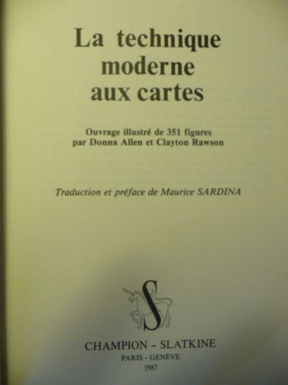 null Modern Card Technique

Jean Hugard - Frederic Braue

Preface by Maurice Sardina

Editions...