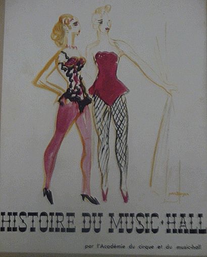 null Histoire du Music-Hall : par Serge (Maurice Féaudièrre.)  Editions de Paris-232...