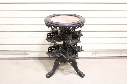 null Extreme Orient pedestal table H. 76 - Ø. 51 cm