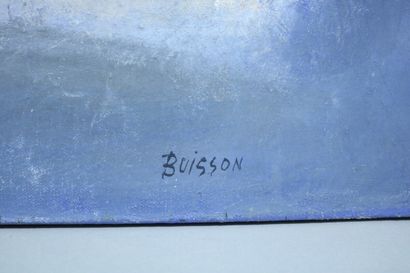 null BUISSON Thierry (1954) 

Composition en bleu

Huile sur toile

signée en bas...