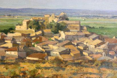 null GIRAN-MAX Léon (1867-1927)

Beaucaire

huile sur toile signée en bas à gauche

et...