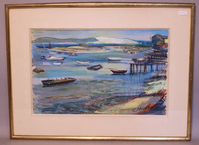 null VALLET Robert (1907-1993)

"Vue du Cap Ferret"

pastel signé en bas à droite

31...