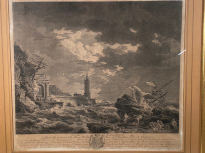 null VERNET Joseph (1714-1789) et Jean-Joseph BALÉCHOU (1716-1764) (d'aprés) "le...