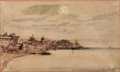 null SABATIER Léon Jean-Baptiste (c.1827-1887)

Gênes Le port de Carignano, 1858,

aquarelle...