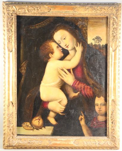 null Vierge à l'Enfant,

huile sur toile

74 x 56.5 cm

rentoilée