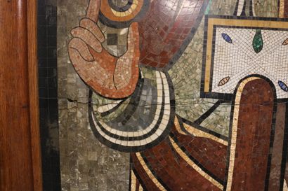 null Saint Pierre, grande mosaïque dans le goût de Byzance,

 180 x 60 cm.

Commande...