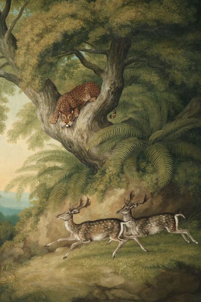 null HOWITT William Samuel (c.1765-1822)

Léopard dans un arbre guettant deux cerfs...