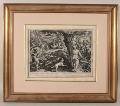 null Scène de chasse d'après Johan Strav

gravure ancienne émargée

26 x 33 cm

encadrée...