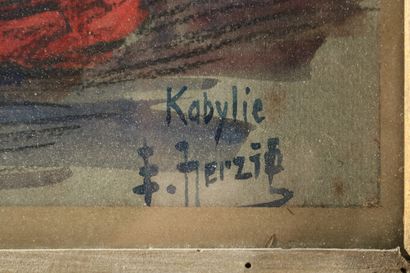 null HERZIG Édouard (1860-1926)

Femme dans un intérieur kabyle

Pastel et aquarelle

signée...