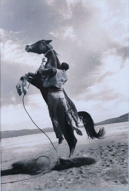 null HAAS Ernst (1921-1986) Leaping horse on the set of 'The Misfits', Nevada, 1960...