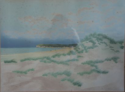 null Vue de dunes et océan

Lithographie signée en bas à droite Ch. Houdard n° 28...