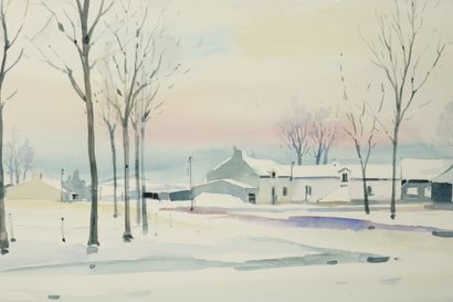 null MAURA Robert (1934-2015)

Paysages de neige

suite de deux aquarelles

signées...