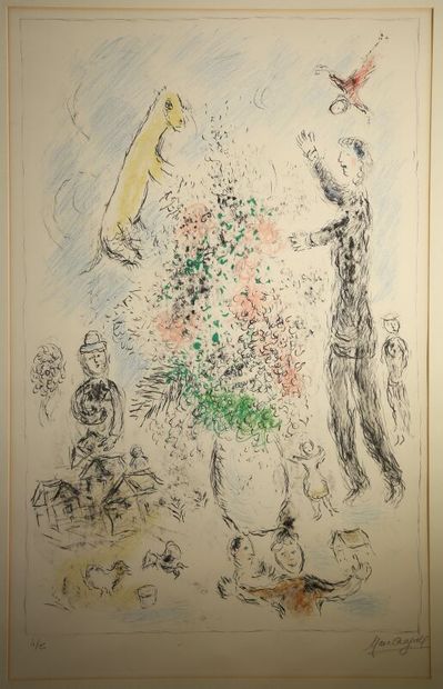 null CHAGALL Marc (1887 - 1985) Les Lilas. 1980

Lithographie en couleurs sur vélin...
