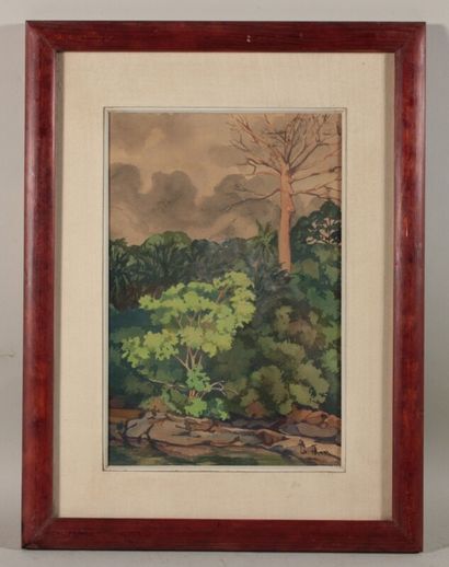null FELIX Léon Pierre (1869-1940)

Paysage arboré

dessin aquarellé

signée en bas...