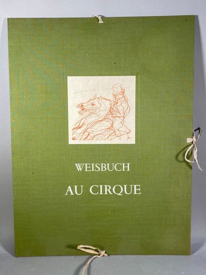 null WEISBUCH Claude (1927-2014) 

Au Cirque Tome I, 

cinq lithographies numérotées...