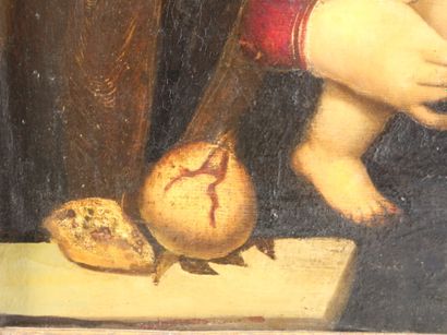 null Vierge à l'Enfant,

huile sur toile

74 x 56.5 cm

rentoilée