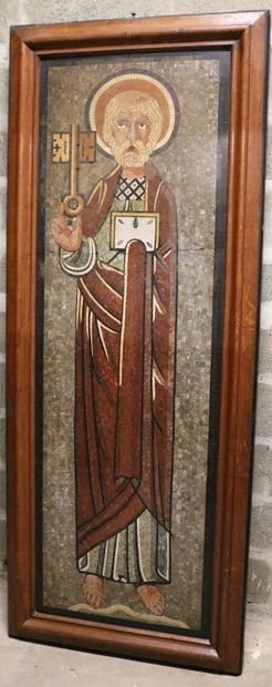 null Saint Pierre, grande mosaïque dans le goût de Byzance,

 180 x 60 cm.

Commande...