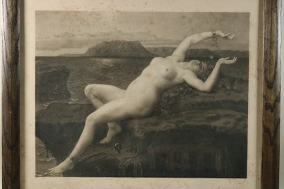 null GOODALL Frederick (1822-1904) d'après

Femme nue enchaînée

gravure en noir

signée...