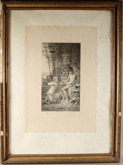 null MILLET Jean François (1814-1875) d'après

Printemps, Daphnis et Chloe

Estampe...