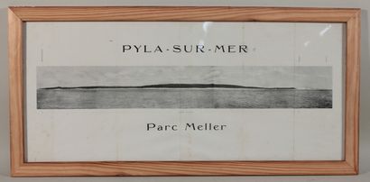 null Parc Meller, Pyla-sur-mer estampe -26 x 61 cm