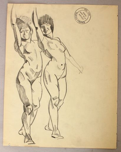 null KVAPIL Charles (1884-1957)

Etude de nu cubiste, 

dessin au crayon recto verso...