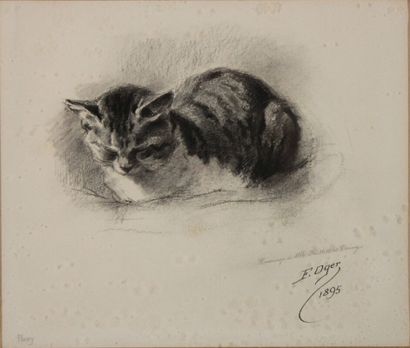 null OGER Ferdinand (1872-1929)

Chat endormi

dessin signé F. Oger et daté 1895

dédicacée...